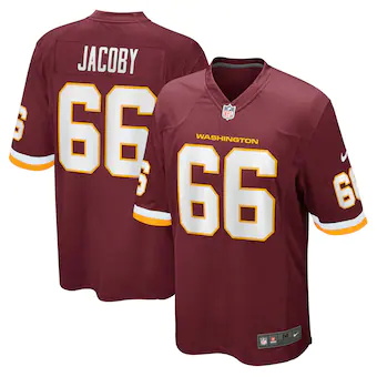 mens nike joe jacoby burgundy washington football team reti